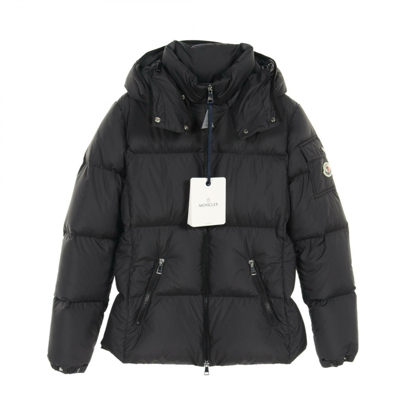MONCLER FOURMINES 羽絨外套 J20931A0016054A81999 聚酯纖維 黑色 全新 女款 #3-0