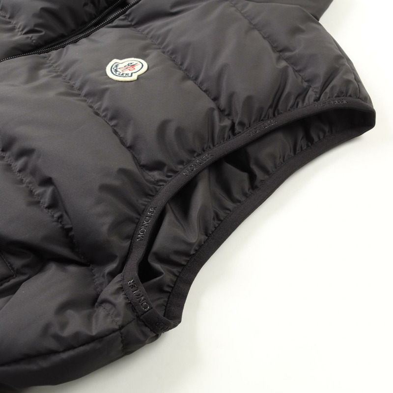 MONCLER CONTRIN 羽絨背心 J20911A0007654A81999 聚酯纖維 黑色 全新 男式-5