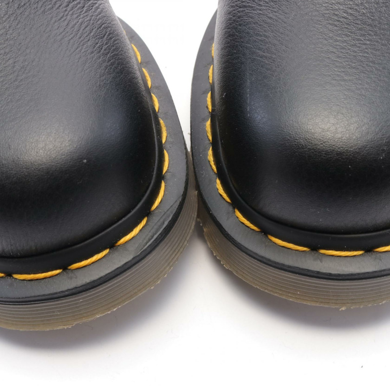 Yohji Yamamoto Dr. Martens 十孔靴 HJ-E05-762 皮革黑色 二手男款-7