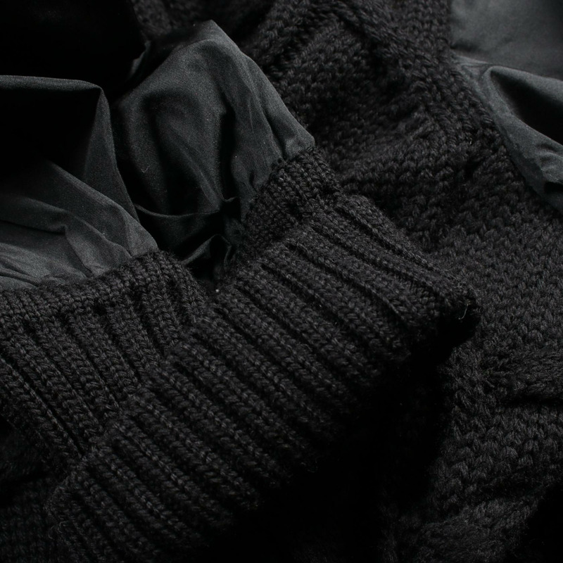 MAX MARA VITTOR 洋裝 羊毛 絲質 聚酯纖維 黑色 二手 女款 S-6
