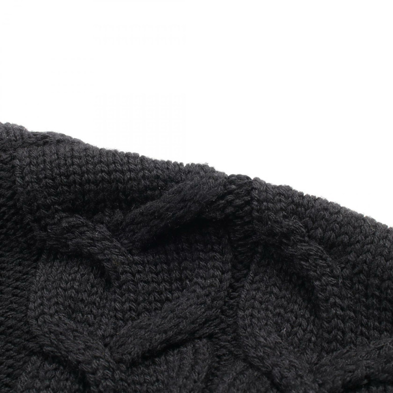 MAX MARA VITTOR 洋裝 羊毛 絲質 聚酯纖維 黑色 二手 女款 S-8