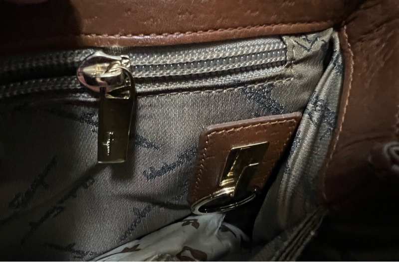 Salvatore Ferragamo 真皮肩背/ 手提包-9