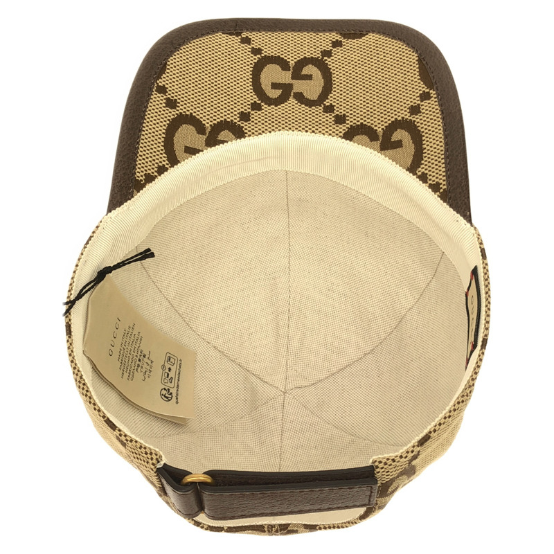 GUCCI 棒球帽 6812643HAGJ2564M 棉 米色 新款 女款-3