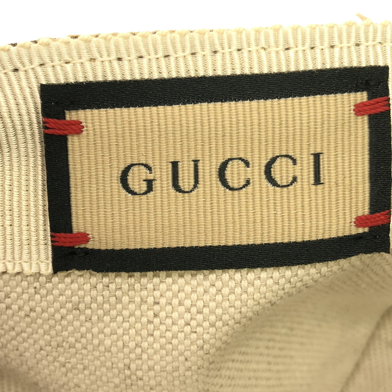 GUCCI 棒球帽 6812643HAGJ2564M 棉 米色 新款 女款-4