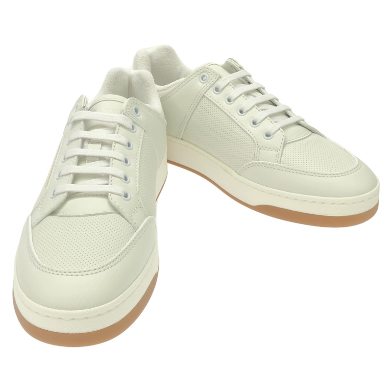 SAINT LAURENT SL/61 LT 運動鞋 運動鞋 713600AAB85904242 小牛皮（牛皮）白色 全新 男女通用-0
