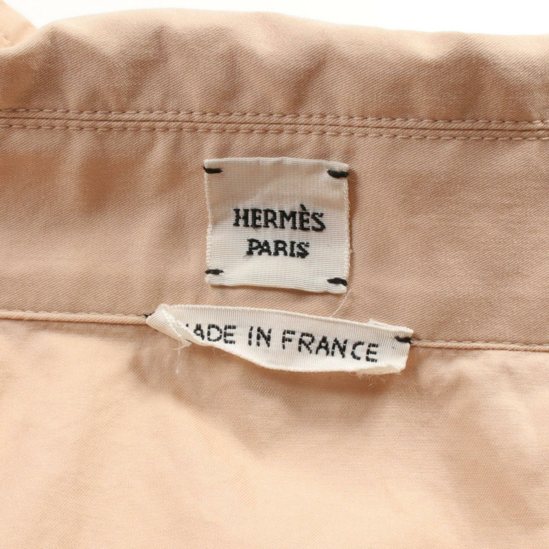 HERMES 襯衫上衣 #36 3E0616DX 棉質米色 二手-2