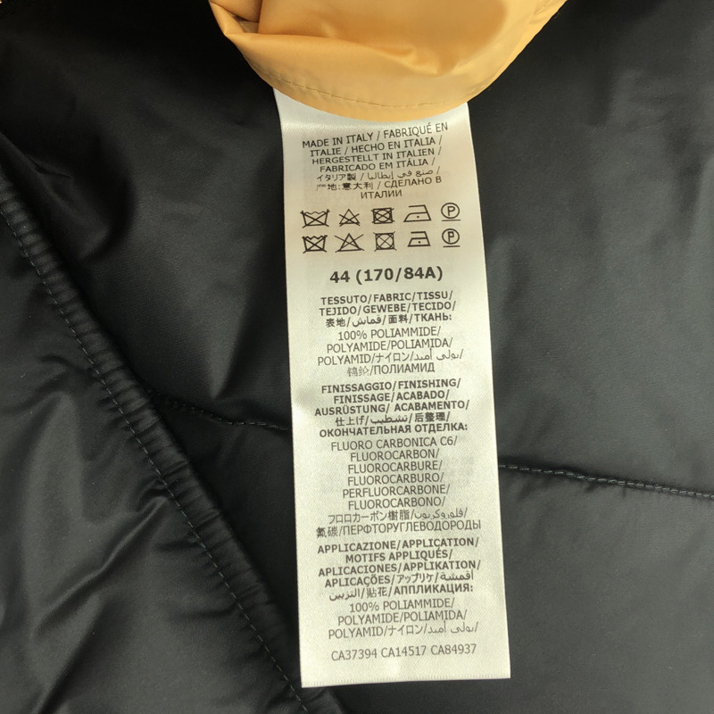 GUCCI 44號尼龍卡其色黑色短版外套 624421ZHA58317544-5