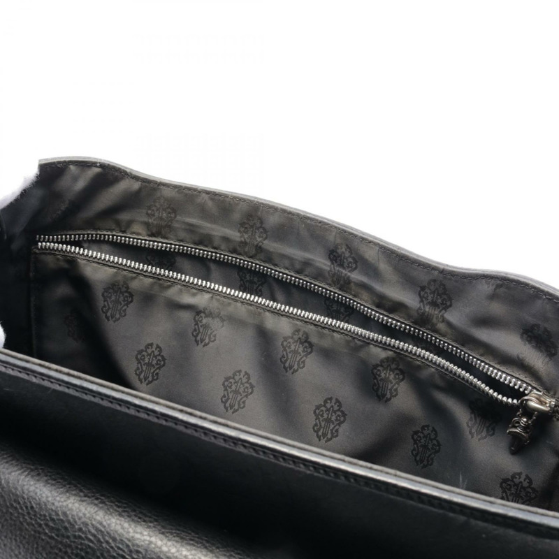 CHROME HEARTS 槍手商務包 皮革 黑色 二手-5