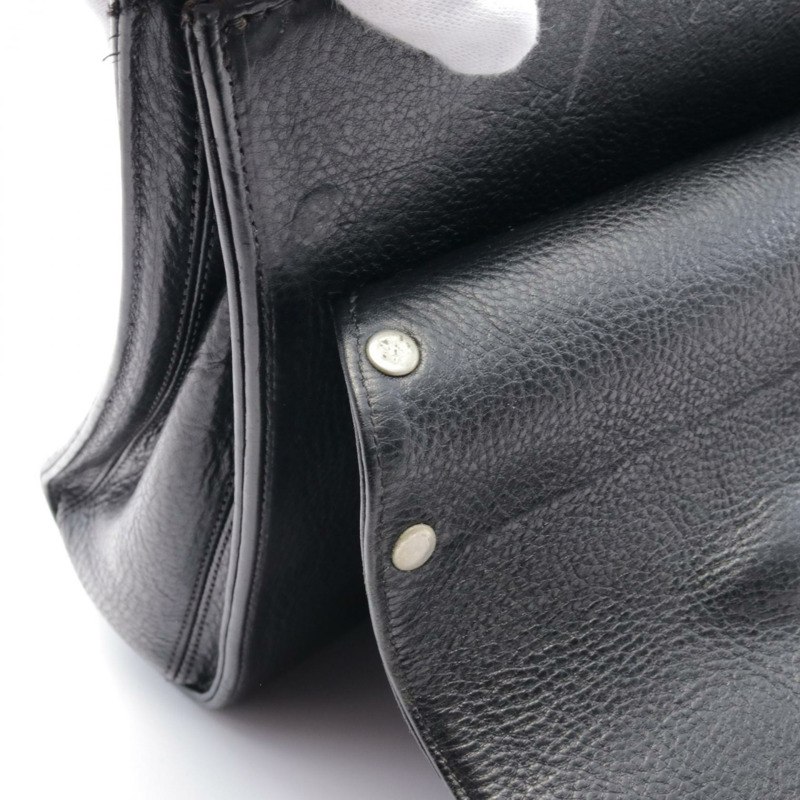 CHROME HEARTS 槍手商務包 皮革 黑色 二手-6