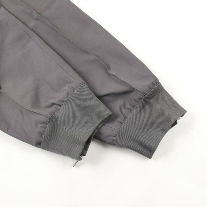 HERMES 寬鬆長褲 pantalon #38 935140H70I 人造絲棉 灰色-4