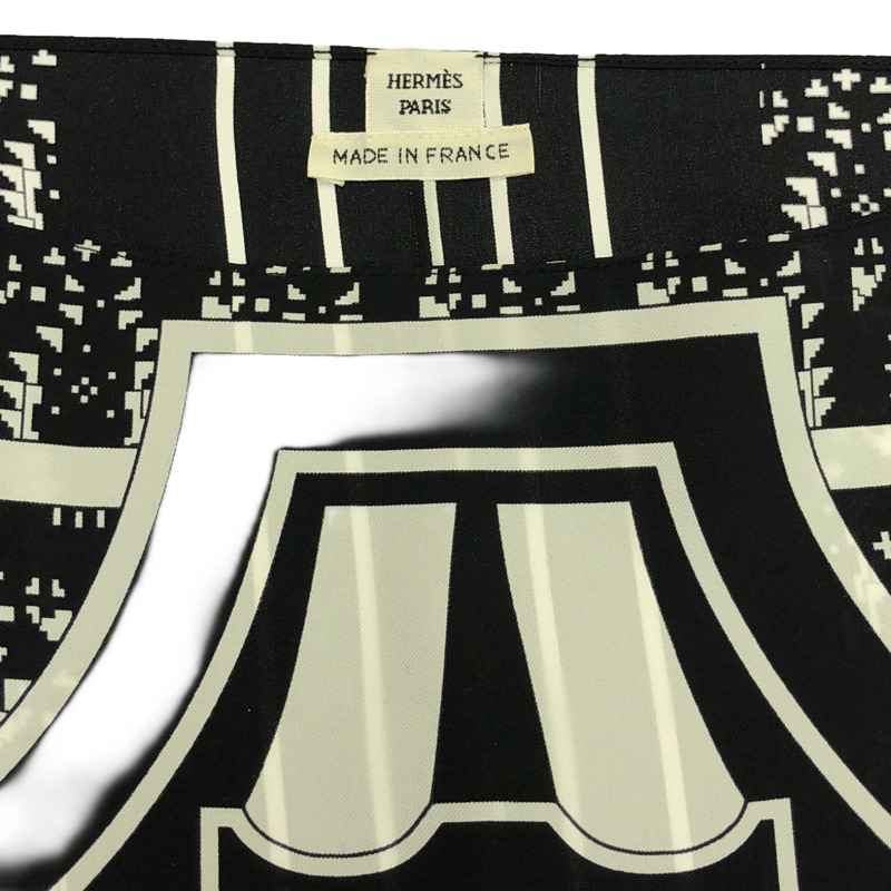 愛馬仕黑色真絲連身裙，二手女款，尺寸34-4