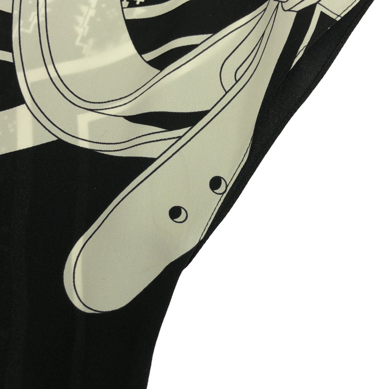 愛馬仕黑色真絲連身裙，二手女款，尺寸34-7