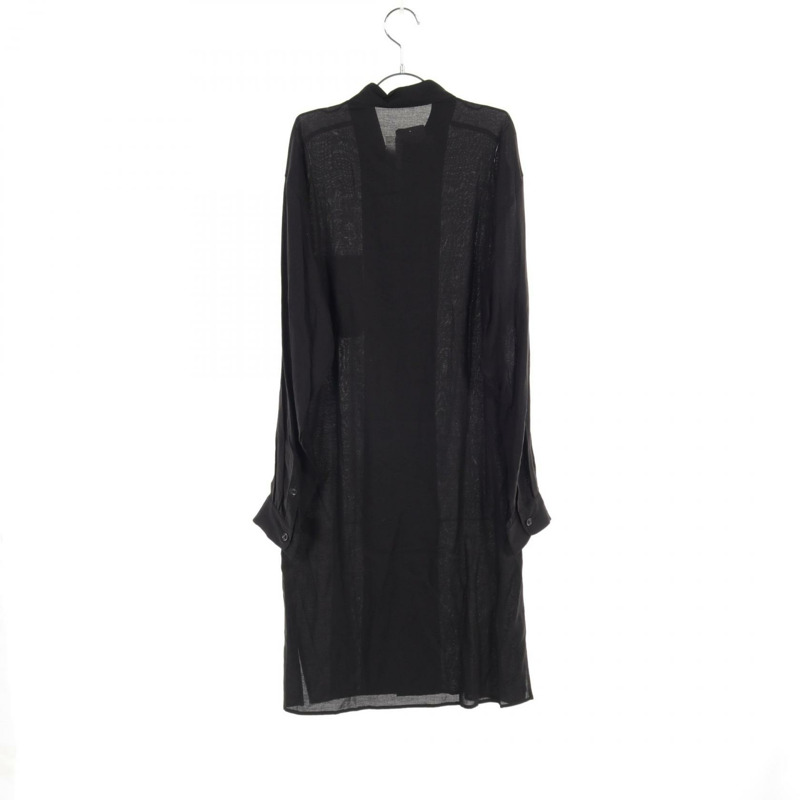 Yohji Yamamoto +NOIR 洋裝 ND-BO3-213 天絲 黑色 二手 女款-1