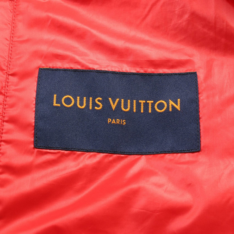 LOUIS VUITTON LVSE 加厚字母花朵馬甲背心 #54 RM221Q 聚酯纖維 紅色 LV-2