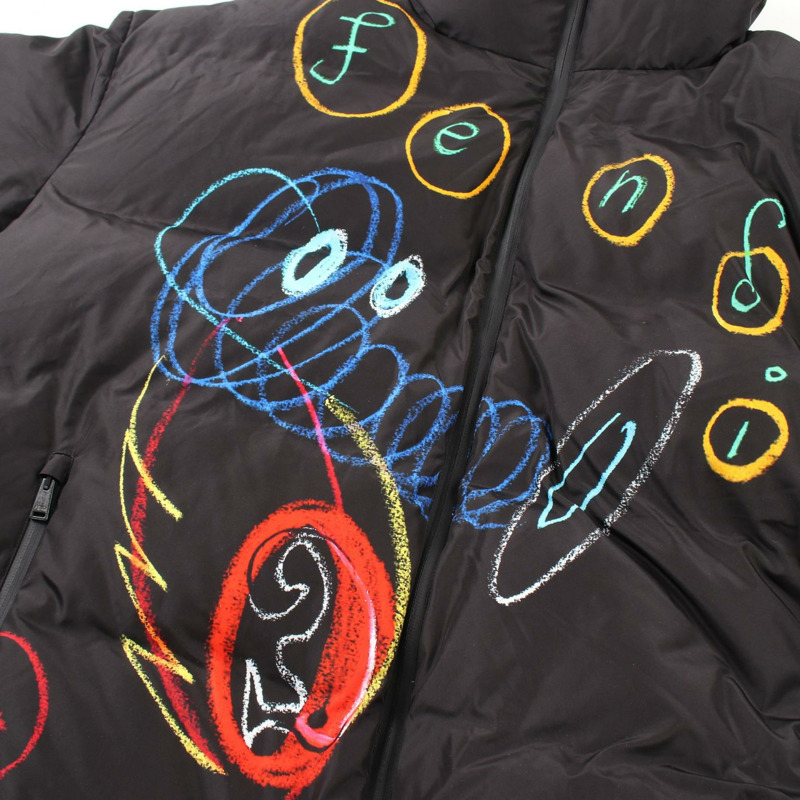 FENDI 羽絨外套 FAA749AGRK 聚酯纖維 黑色 多色 二手 男款 M 碼-7