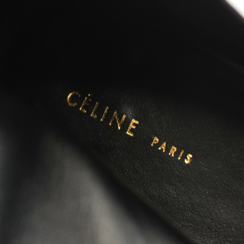 CELINE 靴子 棕色 皮革 二手 女款 36.1/2 碼-4