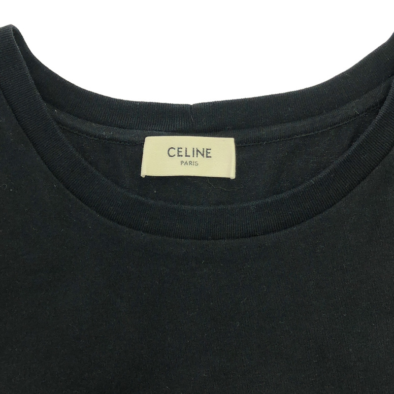 CELINE T卹 短袖T卹 棉質 黑色 二手 女款-4