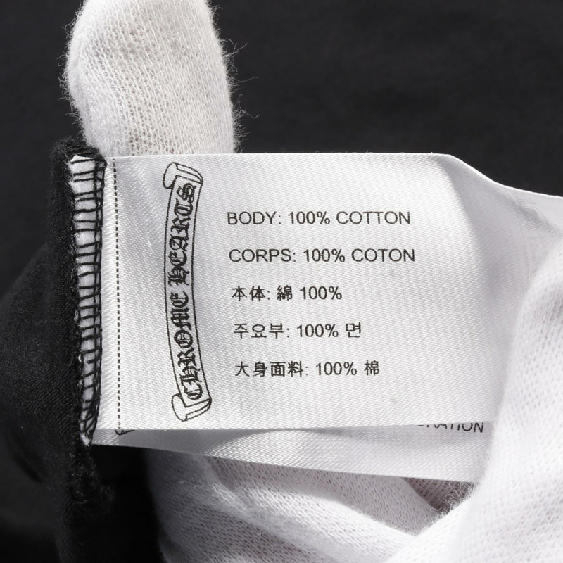 CHROME HEARTS Foti Abduction T卹 棉質 黑色 二手 男款-3