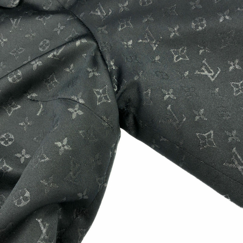 LOUIS VUITTON 外套 訂製夾克 絲綢 米色 二手 女士-7