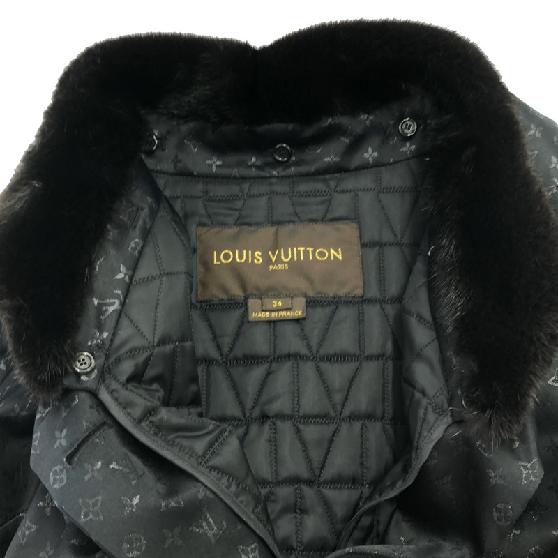 LOUIS VUITTON 外套 訂製夾克 絲綢 米色 二手 女士-9