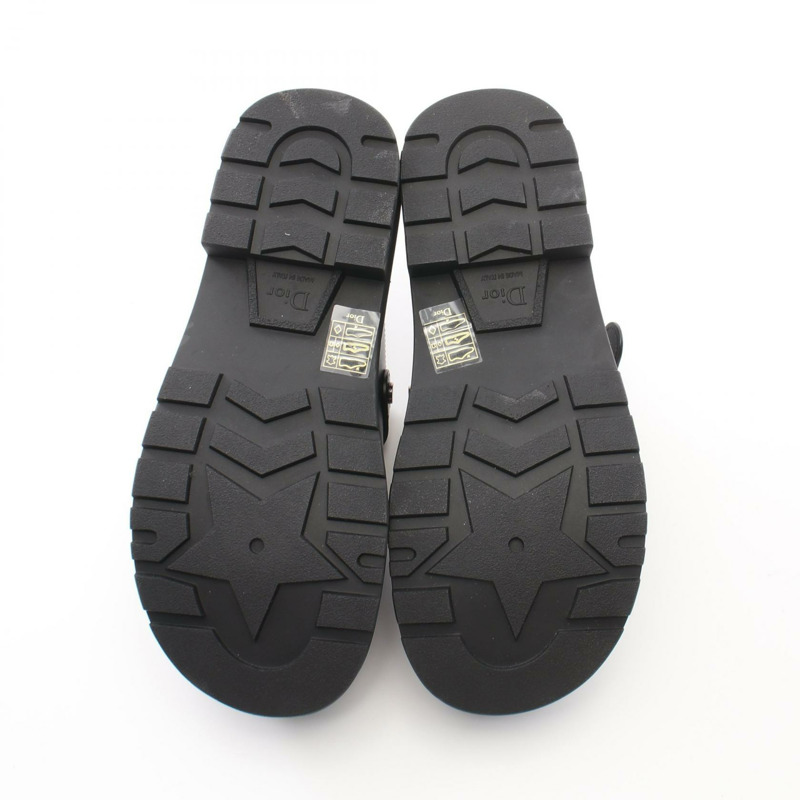 Christian Dior Diorquake Clog Sabot 皮革黑色二手女鞋 #37-3