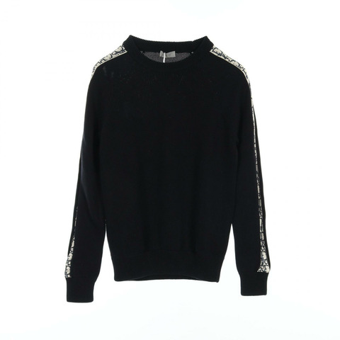 Dior Christian Dior Oblique 棉質針織衫 113M638AT187 棉質海軍藍 二手男款