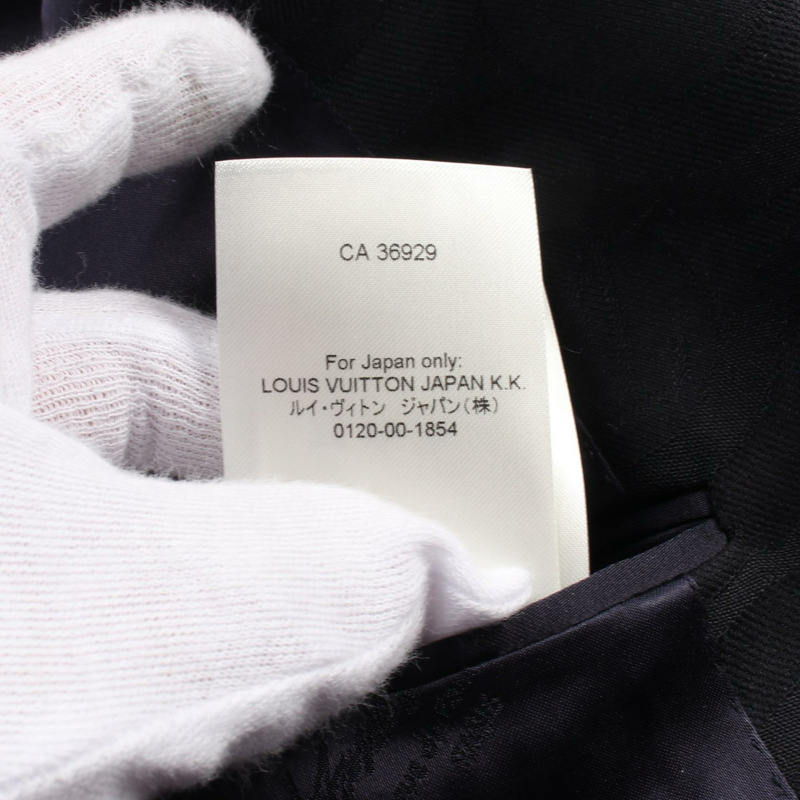 路易威登 Monogram Wave Heure Pont Neuf 訂製外套 #46 HQFJ6E 羊毛 LV-3