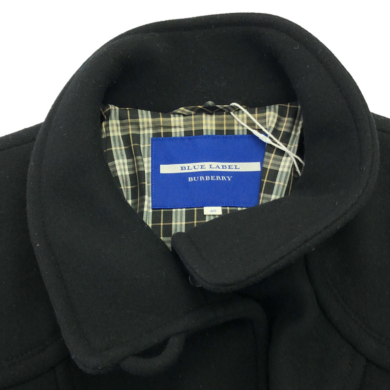 BURBERRY BLUE LABEL 外套 其他外套 羊毛 黑色 二手 女款-4