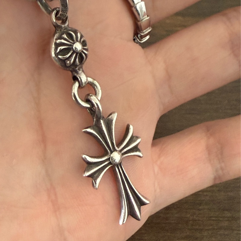 Chrome Hearts Ball Tiny Cross吊墜(含 他牌鏈條)-4