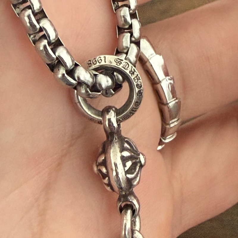 Chrome Hearts Ball Tiny Cross吊墜(含 他牌鏈條)-5