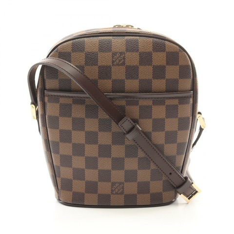 路易威登 Ipanema PM 單肩斜背包 N51294 Damier 皮革 Ebene 二手