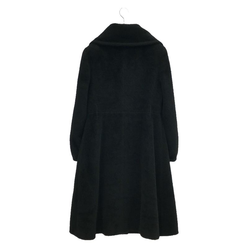 MAX MARA 長版大衣,缺腰帶 其他大衣 10163773 羊毛 黑色 二手 女款-1