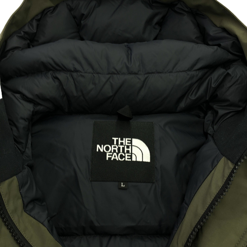 THE NORTH FACE Mountain Down Jacket 羽絨外套 ND92237 尼龍卡其色 二手男款-8