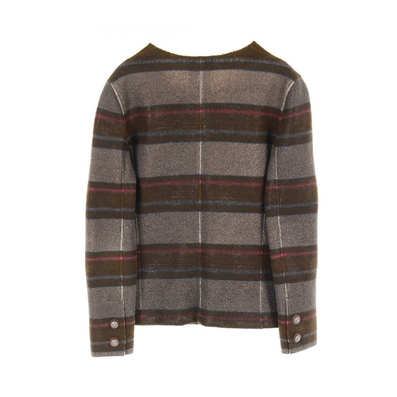 香奈兒 (CHANEL) 巴黎達拉斯 無色夾克 P49661K06254 羊絨棕色多色二手女裝-1