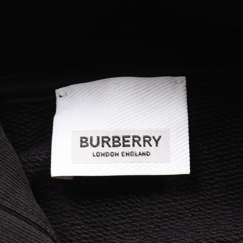BURBERRY 連帽衫 8057100 棉黑色二手男款-2