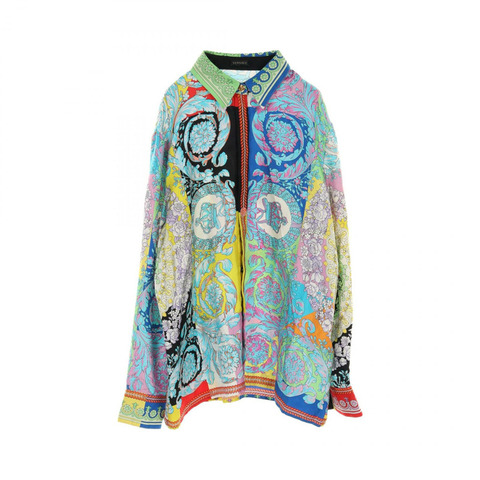 VERSACE 美杜莎連結其他上衣絲綢多色二手女款