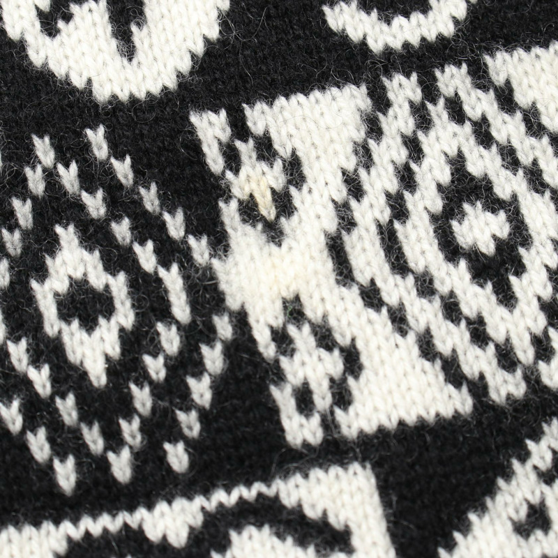 香奈兒 Coco Neige 半身裙 P62261K47646 羊絨黑白配色 二手 女款 36碼-6