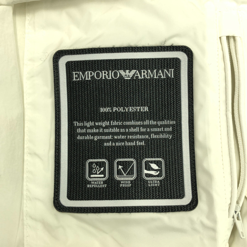 Emporio Armani 夾克 其他夾克 尼龍 白色 二手 男款-4