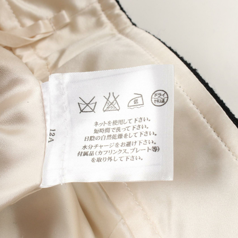 CHANEL 半身裙 P29416 羊毛 黑色 二手 女款 42 碼-5