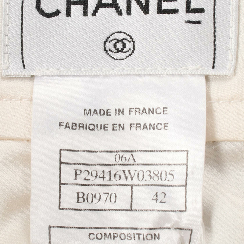 CHANEL 半身裙 P29416 羊毛 黑色 二手 女款 42 碼-6