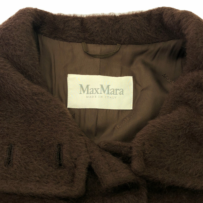 MAX MARA 外套 不鏽鋼領外套 棕色 二手 女款-4