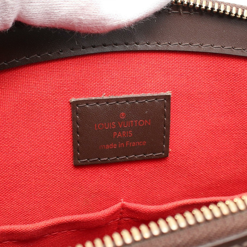 LOUIS VUITTON Verona 中型單肩包 N41118 Damier 帆布棕色 Ebene 二手 LV-3
