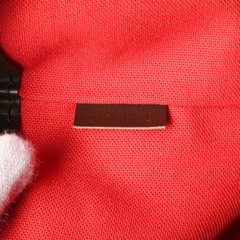 LOUIS VUITTON Verona 中型單肩包 N41118 Damier 帆布棕色 Ebene 二手 LV-4