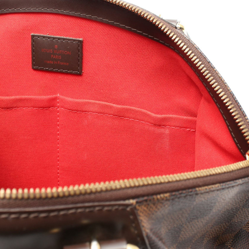 LOUIS VUITTON Verona 中型單肩包 N41118 Damier 帆布棕色 Ebene 二手 LV-5