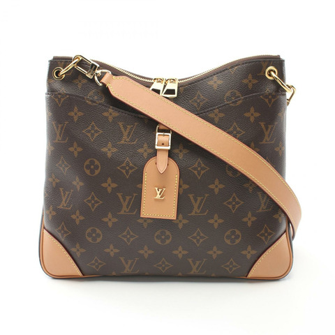 LOUIS VUITTON Odeon NM MM 單肩包 M45355 Monogram 帆布 棕色 二手 LV