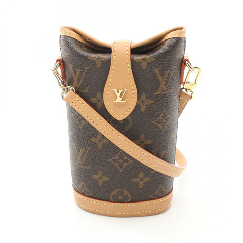 LOUIS VUITTON Hold me 小包肩肩包 M80874 Monogram 帆布棕色二手 LV