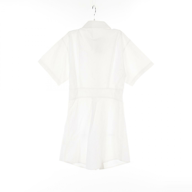 Alexander Wang 扭紋細節洋裝 棉質 白色 二手 女款-1
