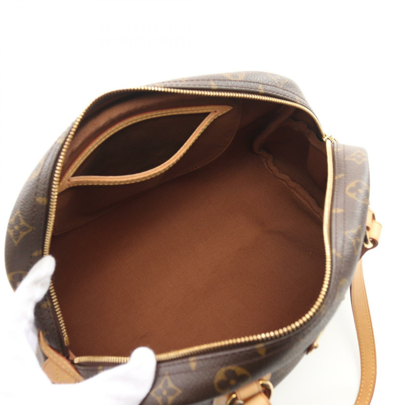 LOUIS VUITTON Montorgueil PM 單肩包 M95565 Monogram 帆布 棕色 二手 LV-2