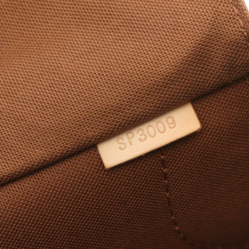 LOUIS VUITTON Montorgueil PM 單肩包 M95565 Monogram 帆布 棕色 二手 LV-4