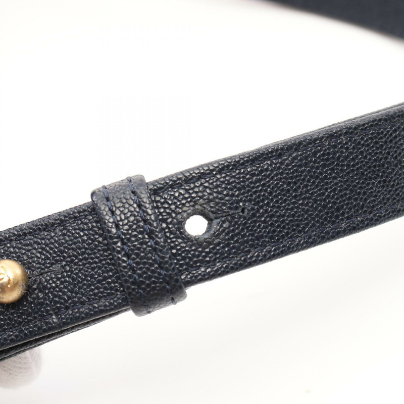 香奈兒 Boy Chanel 小號鏈條單背包 A67085 皮革 海軍藍 二手-10